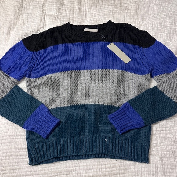 One Grey Day Colorblock Sweater - NWT - Size L - Picture 3 of 9